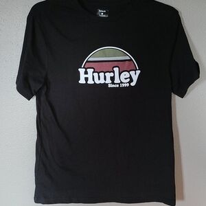 Hurley Men's Black Tshirt  size large